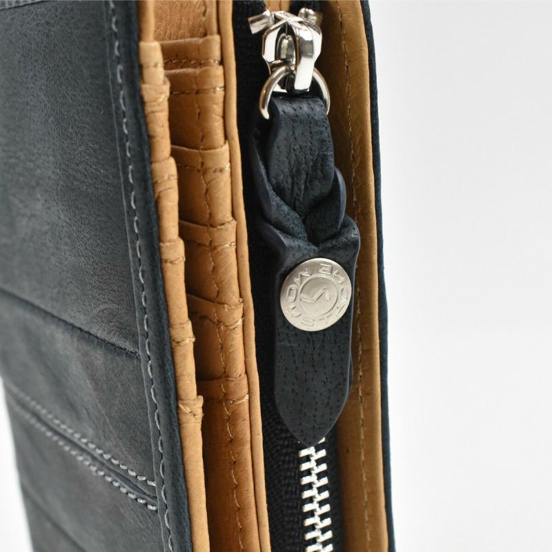 【ポイント最大25倍】ムスタッシュmoustacheミドルウォレット財布二つ折り財布二つ折り2つ折り本革革レザーメンズレディースレンジナ折りたたみラウンドファスナーブランドおしゃれ縦型タテ型人気大容量ギフトプレゼントDBR-5409