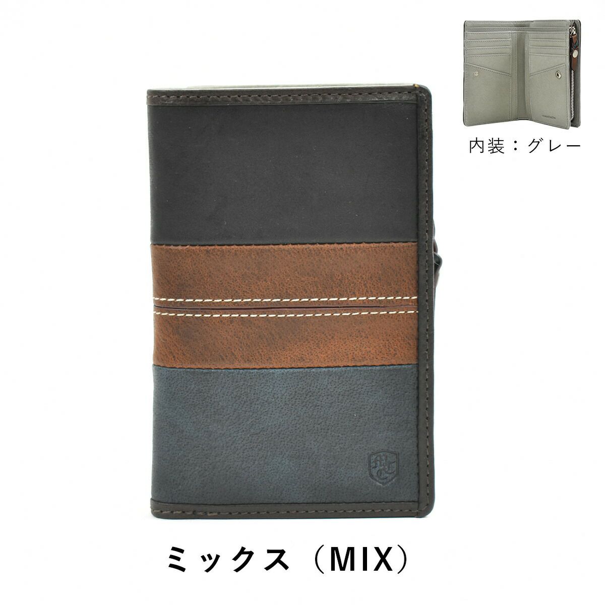 【ポイント最大25倍】ムスタッシュmoustacheミドルウォレット財布二つ折り財布二つ折り2つ折り本革革レザーメンズレディースレンジナ折りたたみラウンドファスナーブランドおしゃれ縦型タテ型人気大容量ギフトプレゼントDBR-5409