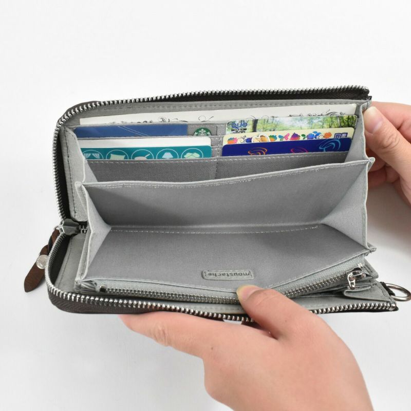 【ポイント最大25倍】ムスタッシュmoustache長財布財布メンズレディース本革革レザーファスナーラウンドファスナーウォレットロングウォレットメンズ財布メンズ長財布プレゼントおしゃれブランド大容量大人カジュアル大きめDBR-5409