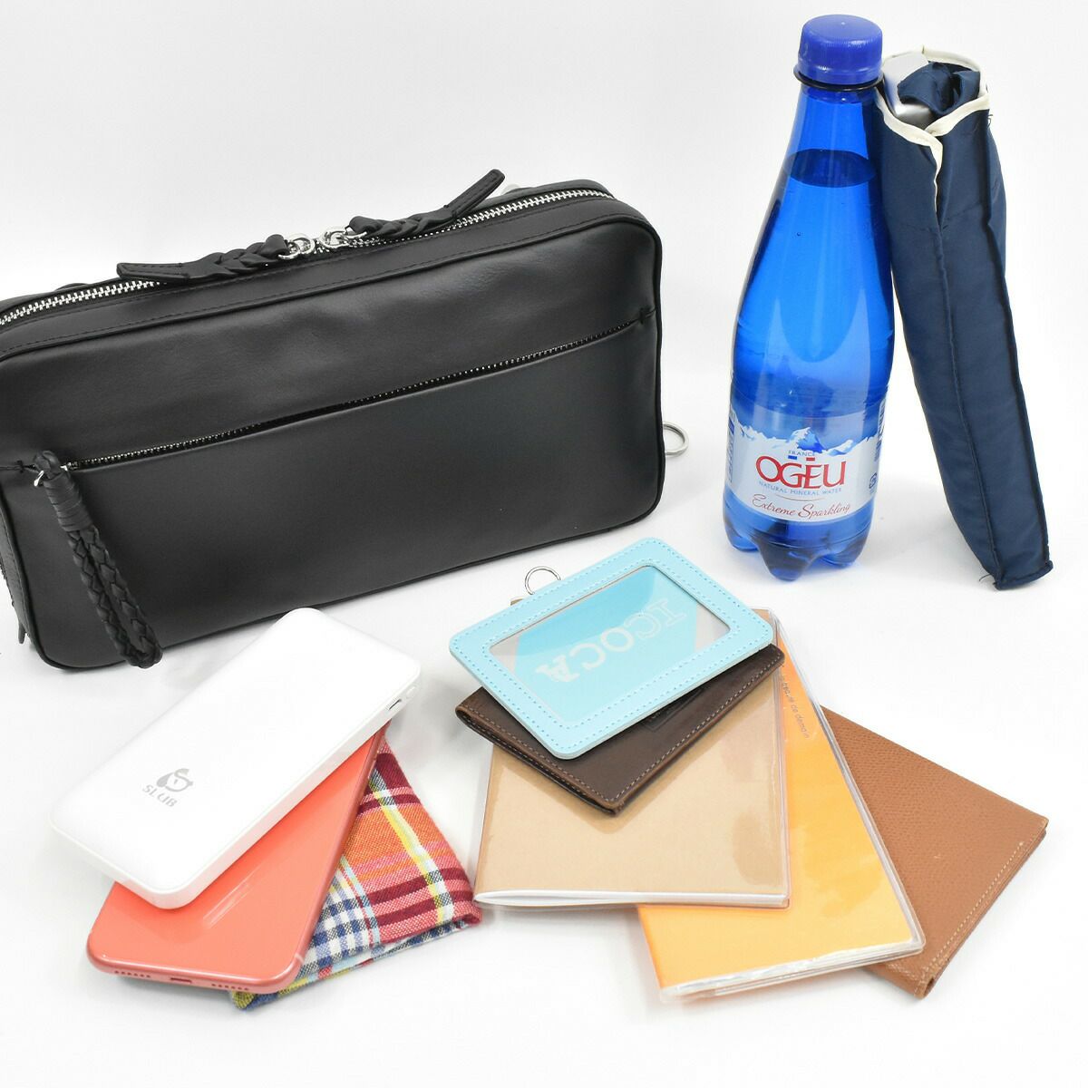 【ポイント最大25倍】P.I.Dピーアイディー本革ボディバッグショルダーバッグビジネスメンズ防水撥水エクリール本革ボディバッグボディバッククラッチバッグ通勤通学レザー革ブランドカジュアルPIDピー・アイ・ディーPAZ104