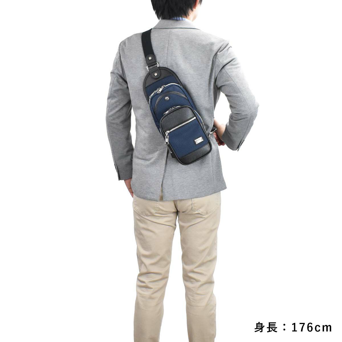 【エントリーで全員19倍★11/4～】ニコルNICOLEボディバッグワンショルダーバッグメンズレディースボディバックショルダーバッグショルダーワンショルダー斜め掛けバッグ斜めがけバッグ大人ブランドおしゃれかっこいい大人軽量NIL229