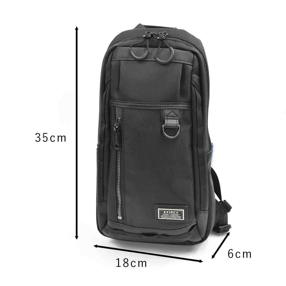 【エントリーで全員20倍|特典付】アビレックスボディバッグAVIREXバッグウエストポーチショルダーバッグアヴィレックスメンズレディースショルダーバックボディバックブランド人気軽量かっこいいソリッドミリタリーブラック迷彩AX2051