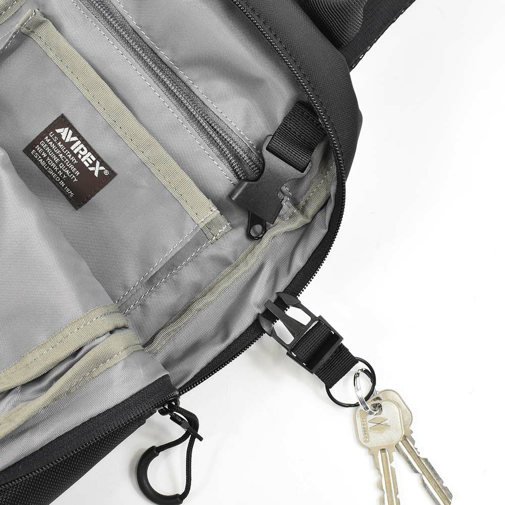 【エントリーで全員20倍|特典付】アビレックスボディバッグAVIREXバッグウエストポーチショルダーバッグアヴィレックスメンズレディースショルダーバックボディバックブランド人気軽量かっこいいソリッドミリタリーブラック迷彩AX2051