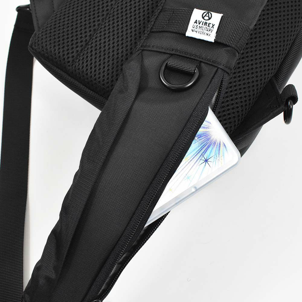 【エントリーで全員20倍|特典付】アビレックスボディバッグAVIREXバッグウエストポーチショルダーバッグアヴィレックスメンズレディースショルダーバックボディバックブランド人気軽量かっこいいソリッドミリタリーブラック迷彩AX2051