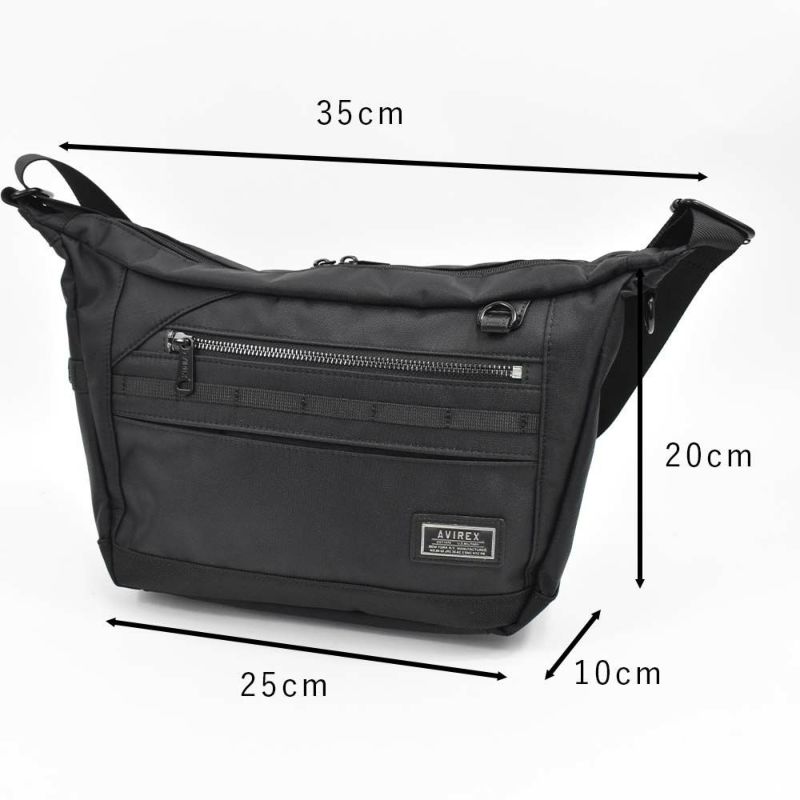 【エントリーで全員20倍|特典付】アビレックスショルダーバッグAVIREXバッグアヴィレックスメンズレディースショルダーバックショルダー斜めがけバッグ斜め掛けバッグブランド人気軽量男性かっこいいソリッドミリタリーブラック迷彩AX2052