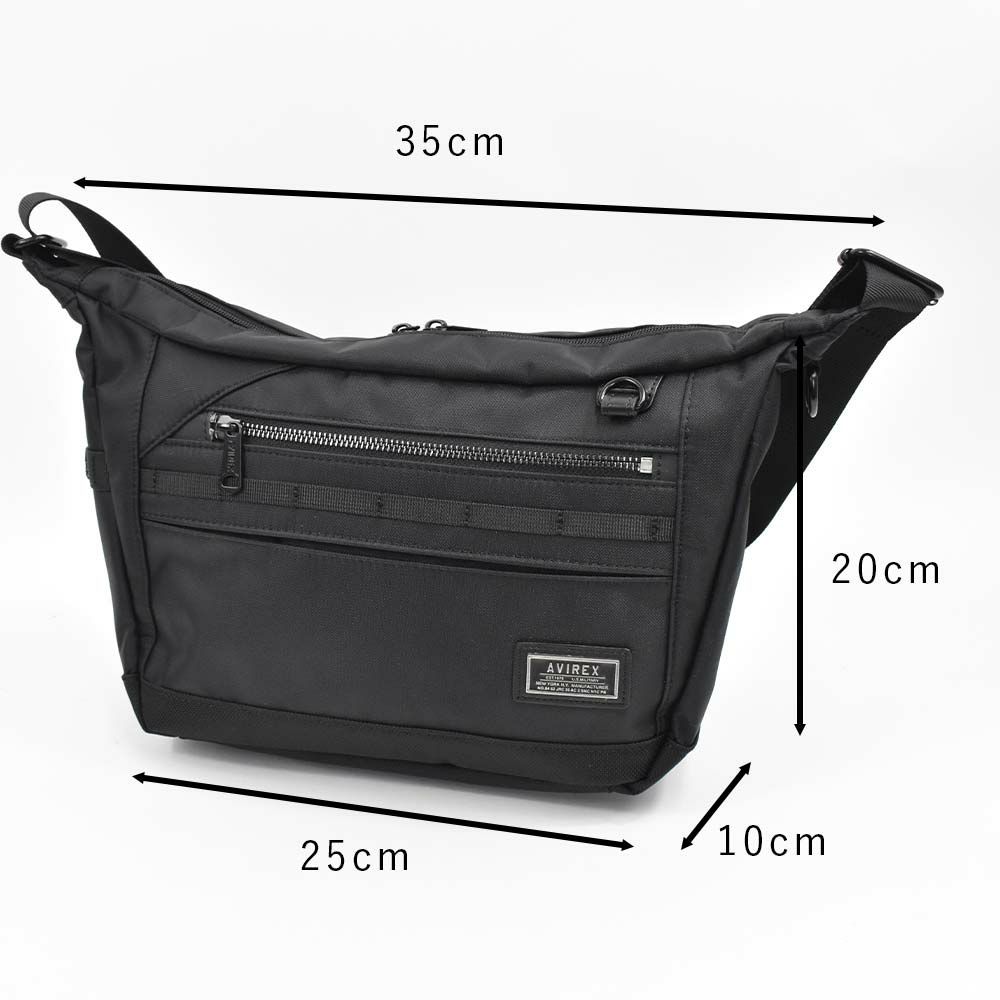 【エントリーで全員20倍|特典付】アビレックスショルダーバッグAVIREXバッグアヴィレックスメンズレディースショルダーバックショルダー斜めがけバッグ斜め掛けバッグブランド人気軽量男性かっこいいソリッドミリタリーブラック迷彩AX2052