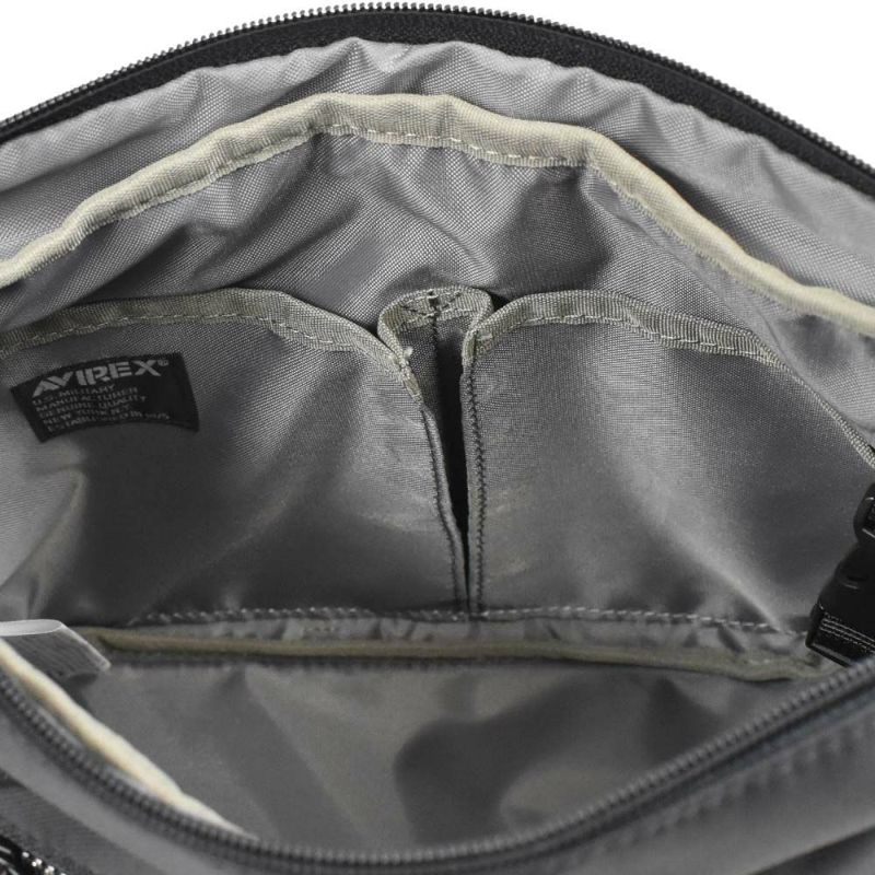 【エントリーで全員20倍|特典付】アビレックスショルダーバッグAVIREXバッグアヴィレックスメンズレディースショルダーバックショルダー斜めがけバッグ斜め掛けバッグブランド人気軽量男性かっこいいソリッドミリタリーブラック迷彩AX2052