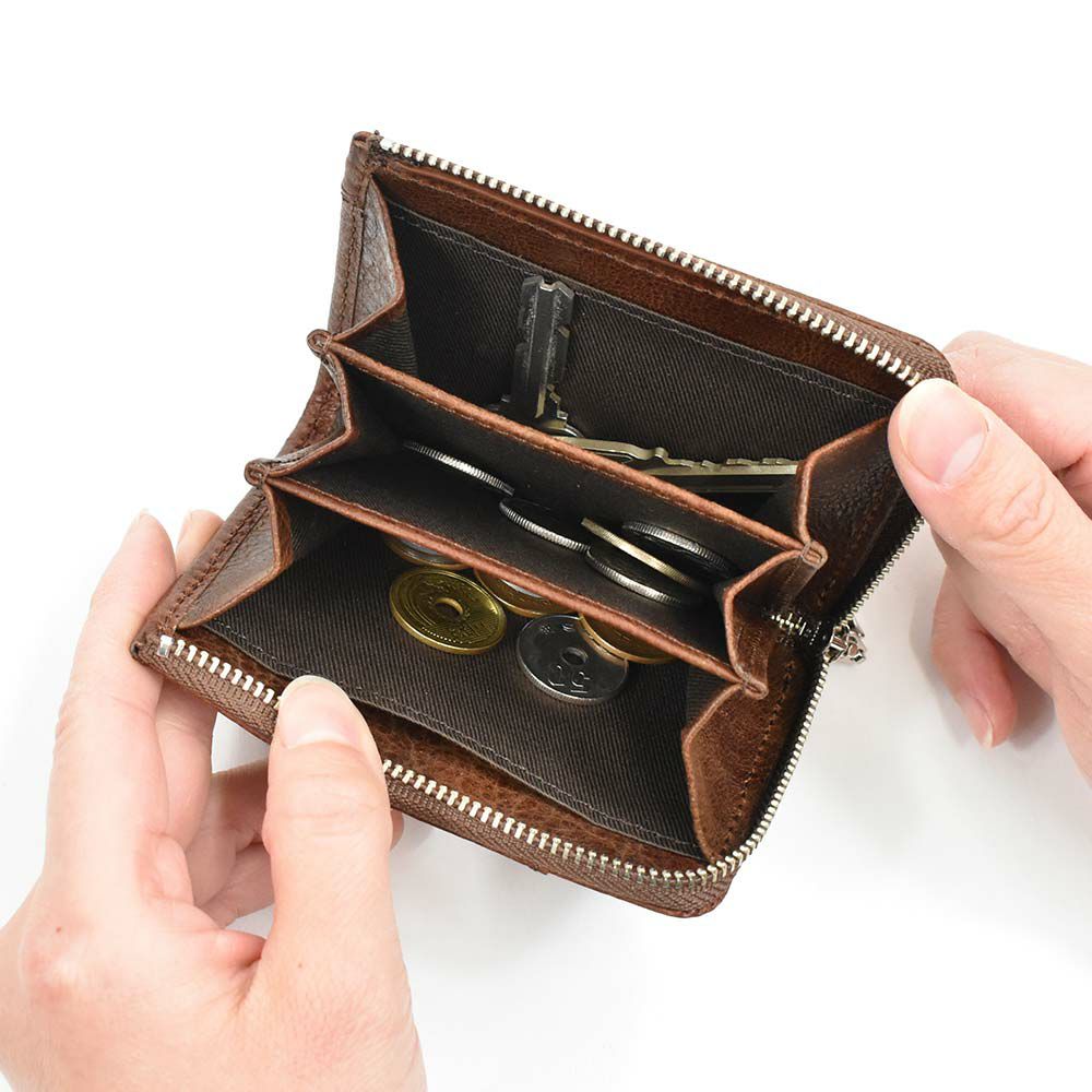 【ポイント最大34倍|12/15限定】Leeリー財布小銭入れコインケースメンズレディースCROSS本革牛革革レザーウォレットコンパクト薄い小さいギフトプレゼント彼氏おしゃれブランド人気男性コイン入れミニ財布ファスナー320-1891