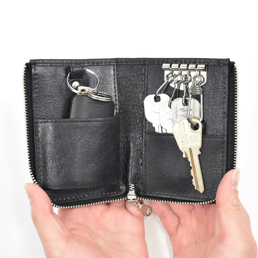 【ポイント最大34倍|12/15限定】LeeリーキーケースメンズレディースCROSS本革牛革革レザー鍵ケースキーケースキーホルダー5連ブランドおしゃれかっこいいおすすめギフトプレゼント彼氏誕生日プレゼント男性ブラックブラウン320-1892