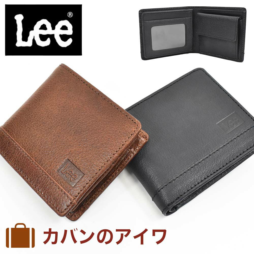 【ポイント最大34倍|12/15限定】Leeリー財布二つ折りクリアポケット付きメンズレディース二つ折り財布本革革レザー2つ折り2つ折り財布ウォレット彼氏折りたたみギフトプレゼント人気ブランド薄い小銭入れあり札入れ320-1894