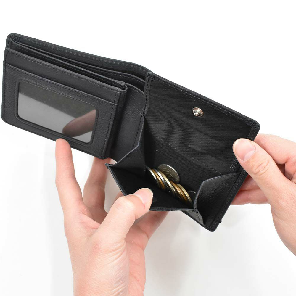 【ポイント最大34倍|12/15限定】Leeリー財布二つ折りクリアポケット付きメンズレディース二つ折り財布本革革レザー2つ折り2つ折り財布ウォレット彼氏折りたたみギフトプレゼント人気ブランド薄い小銭入れあり札入れ320-1894