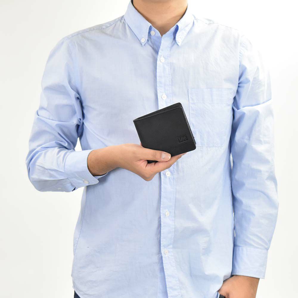 【ポイント最大34倍|12/15限定】Leeリー財布二つ折りクリアポケット付きメンズレディース二つ折り財布本革革レザー2つ折り2つ折り財布ウォレット彼氏折りたたみギフトプレゼント人気ブランド薄い小銭入れあり札入れ320-1894