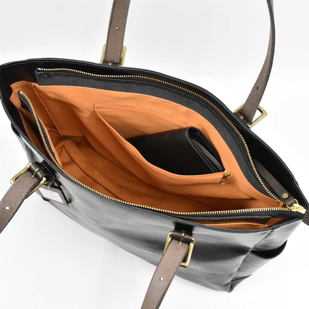 【限定エコバッグプレゼント】トートバッグ本革メンズレディースZehaツェハA4トートバック本革トートバッグレザートートビジネストート肩掛けカバン日本製シンプル大容量通勤通学姫路レザーbrilliantブリリアント290-9800