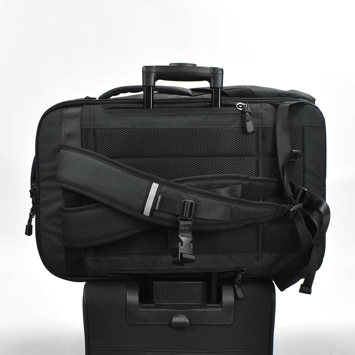 【限定エコバッグプレゼント】MOUSTACHEムスタッシュリュック大容量最大52LA3特大メンズレディースリュックサックバックパックバッグパック容量拡張おしゃれ大きい大きめスポーツリュックスポーツデカチュック登山軽い旅行撥水MIU0520