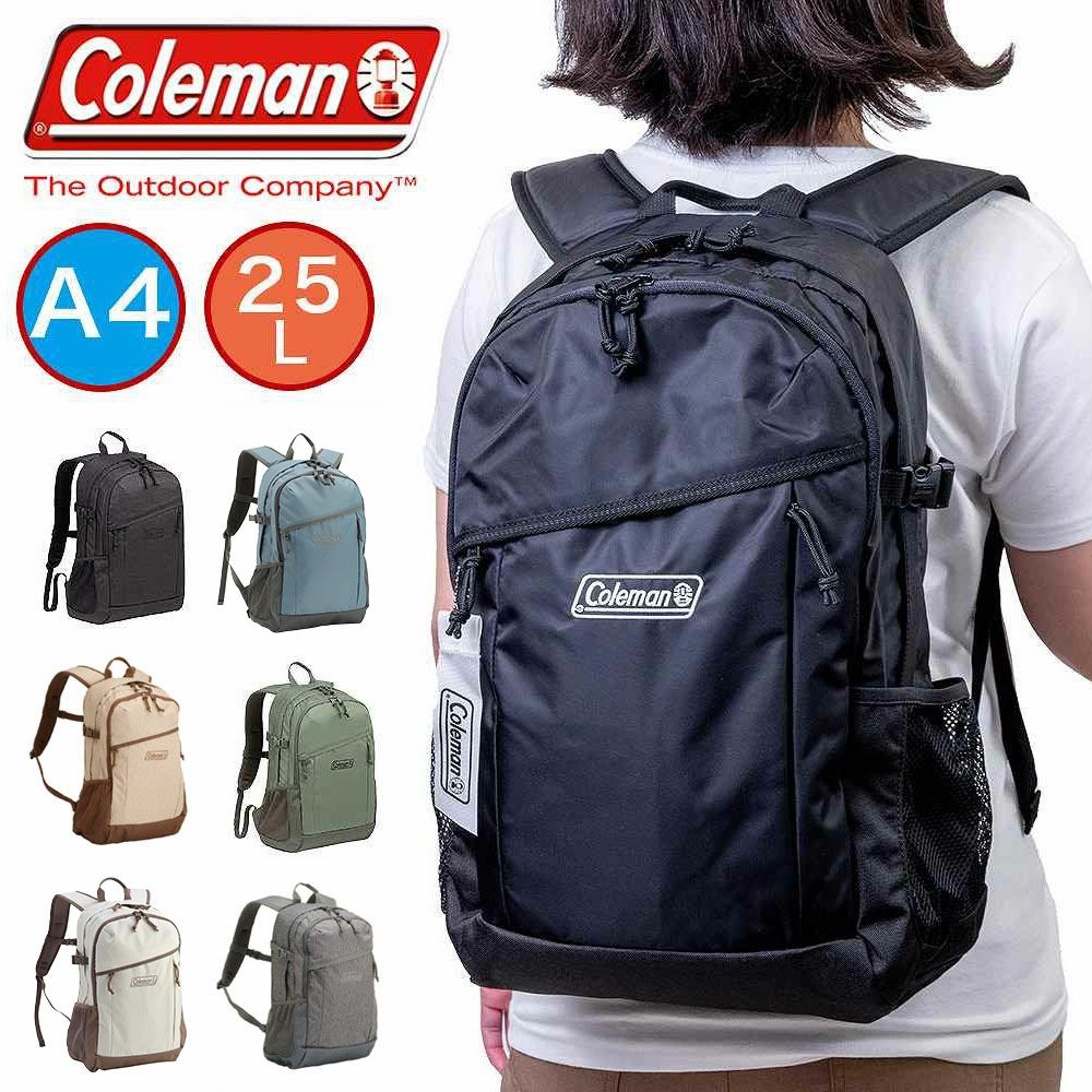 【限定エコバッグプレゼント】コールマンリュックColeman25LWALKER25A4リュックサックバックパックメンズレディース中学生高校生大学生男子女子大人通学リュックスポーツリュックスクールリュック通学スポーツアウトドアウォーカー25
