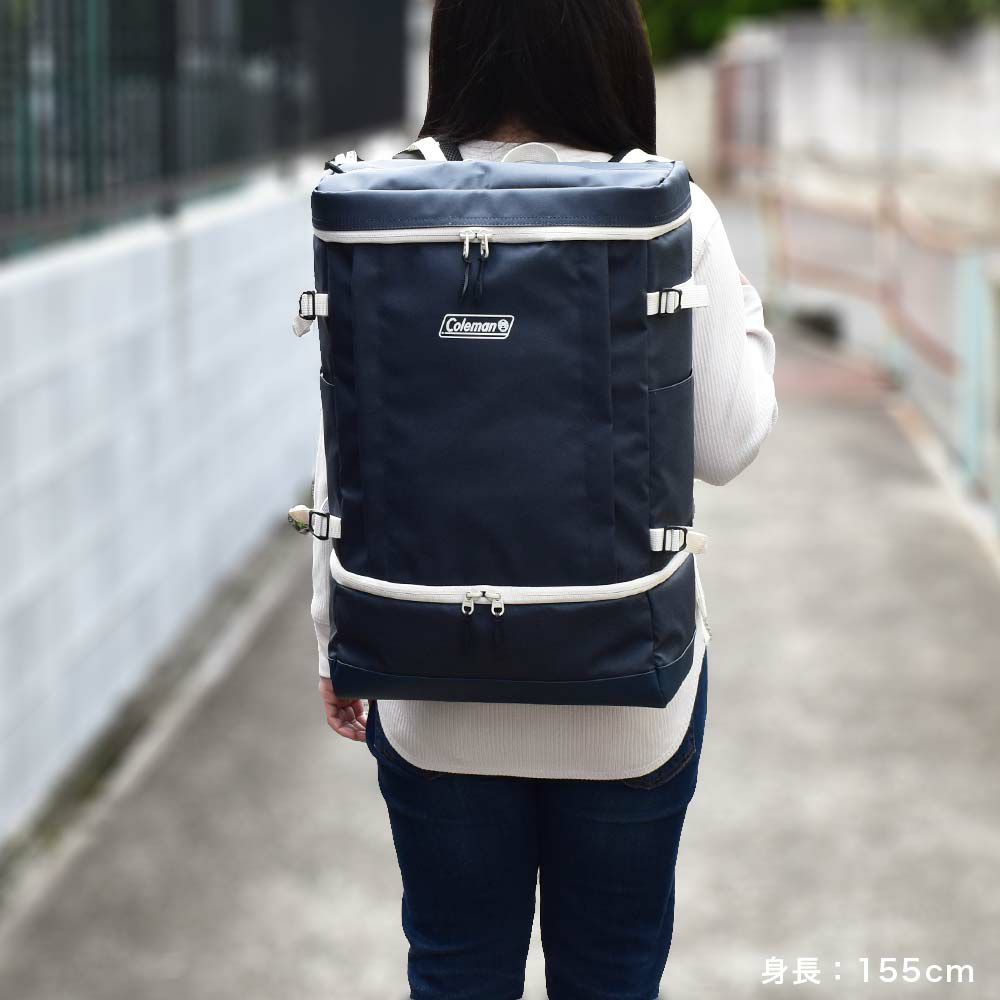 【限定エコバッグプレゼント】コールマンリュックColeman35LSHIELD352layer2層式バックパックメンズレディース中学生高校生大学生男子女子通学リュックスポーツリュック防水リュック通学スポーツ防水撥水ブランドシールド35