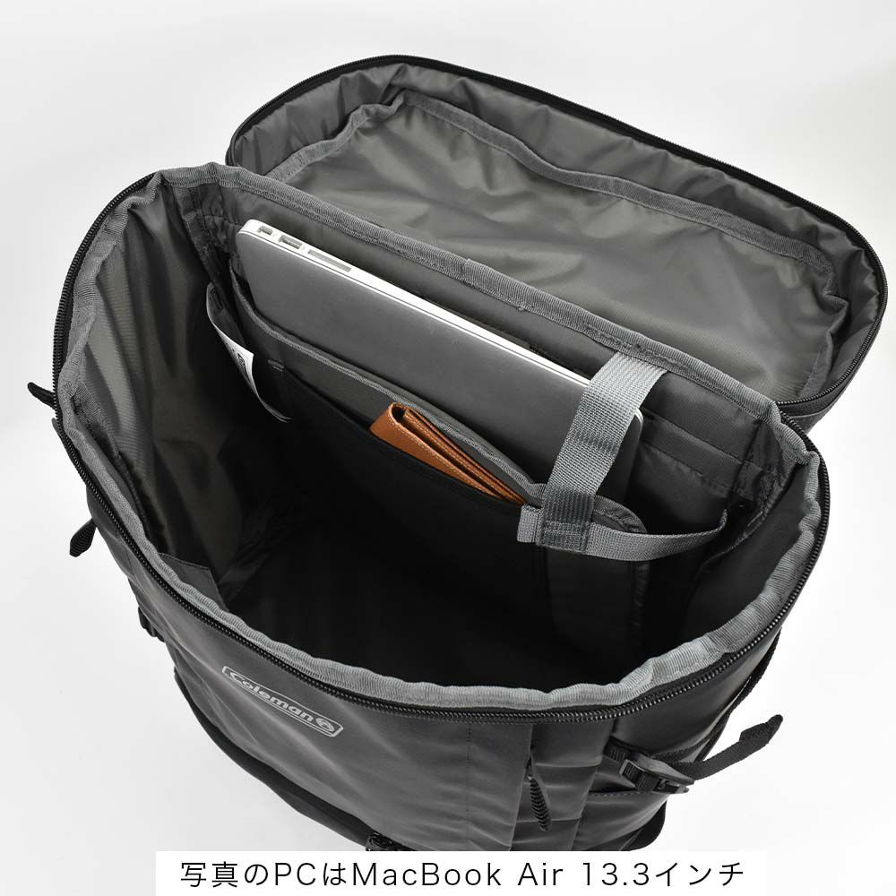 【限定エコバッグプレゼント】コールマンリュックColeman35LSHIELD352layer2層式バックパックメンズレディース中学生高校生大学生男子女子通学リュックスポーツリュック防水リュック通学スポーツ防水撥水ブランドシールド35