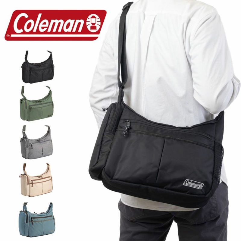 ショルダーバッグメンズコールマンColemanA4COOLSHOULDERMDショルダーバックレディースショルダー斜めがけ斜め掛け肩掛けカバンおしゃれ人気通学通勤ブランド大きめ大人クールショルダーMD