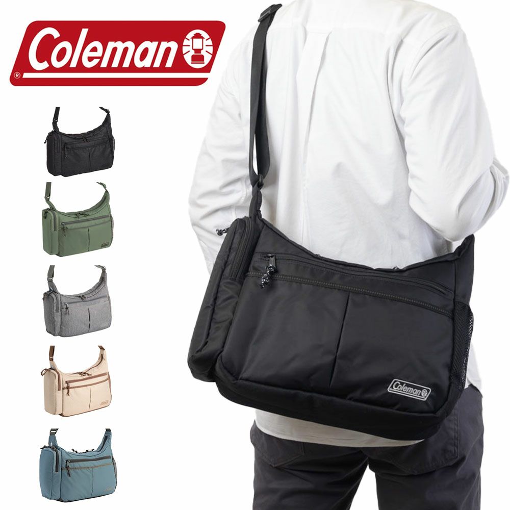 ショルダーバッグメンズコールマンColemanA4COOLSHOULDERMDショルダーバックレディースショルダー斜めがけ斜め掛け肩掛けカバンおしゃれ人気通学通勤ブランド大きめ大人クールショルダーMD