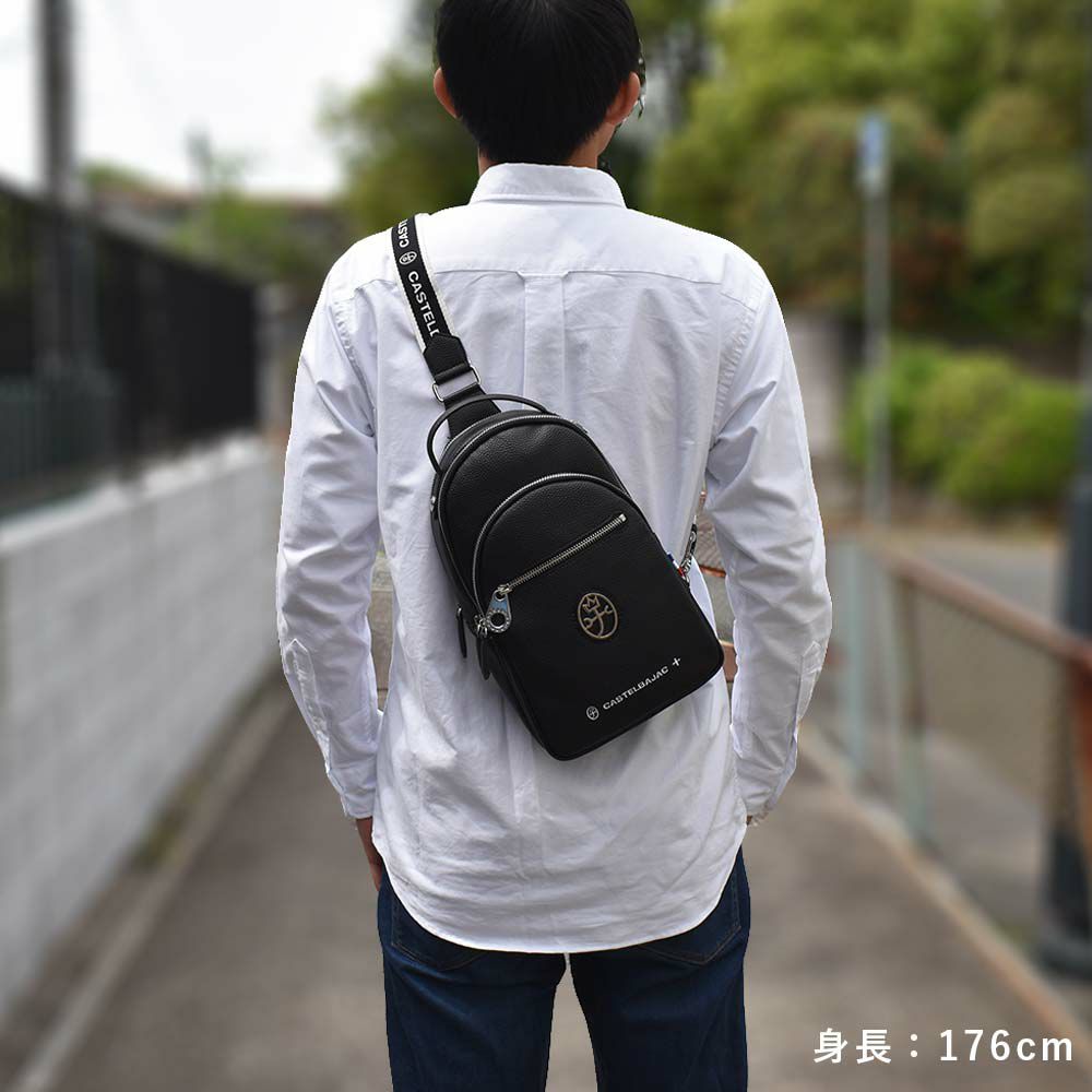 【P最大34.5倍|お買い物マラソン】カステルバジャックボディバッグワンショルダーバッグCASTELBAJACハロゲンメンズレディースバッグボディバック合皮斜めがけバッグ斜め掛けバッグブランド軽量かっこいい人気大きめプレゼント026922