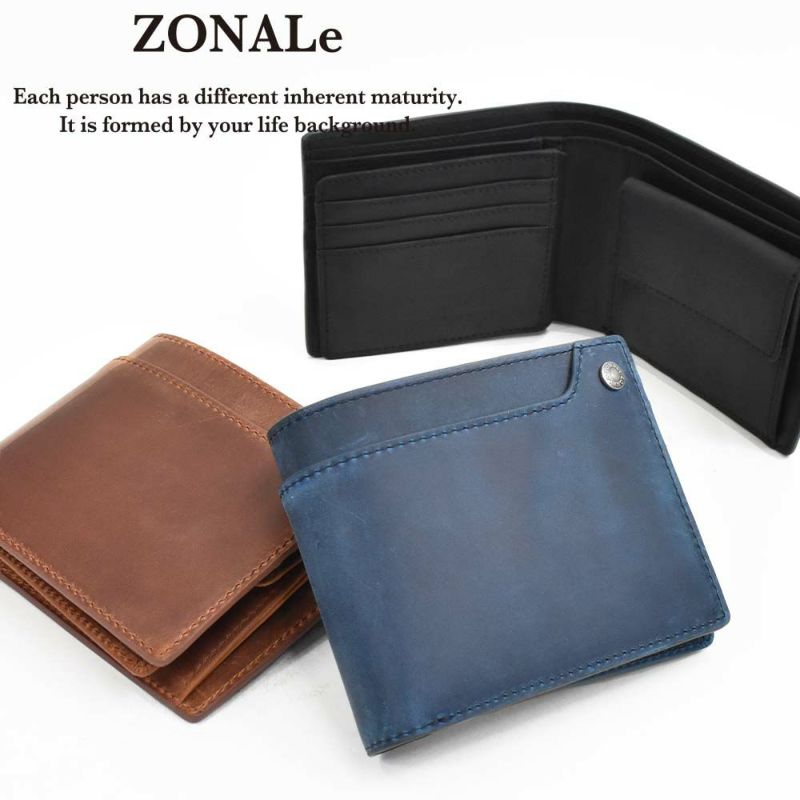 ゾナールZONALe二つ折り財布二つ折り財布2つ折り本革革レザーメンズレディース折りたたみミドルウォレット小銭入れ付きメンズ財布VINTAGEビンテージブランドおしゃれ人気大容量ギフトプレゼント31141父の日