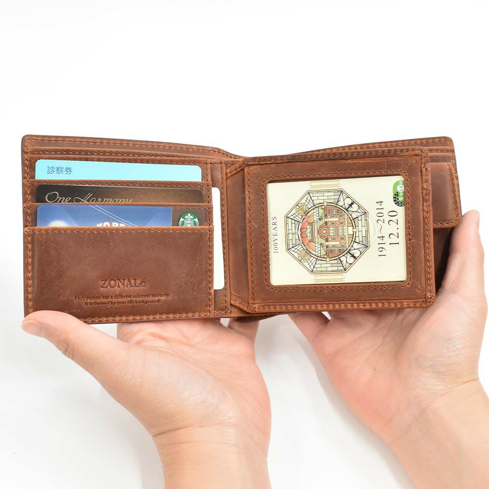 ゾナールZONALe二つ折り財布二つ折り財布2つ折り本革革レザーメンズレディース折りたたみミドルウォレット小銭入れ付きメンズ財布VINTAGEビンテージブランドおしゃれ人気大容量ギフトプレゼント31141父の日