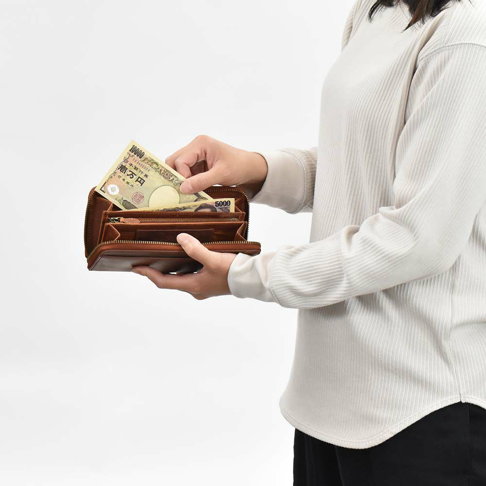 ゾナールZONALe長財布財布本革革レザーメンズレディースラウンドファスナーファスナー付きVINTAGEヴィンテージ大容量彼氏男性ロングウォレットブランド人気おしゃれギフトプレゼント人気31142父の日