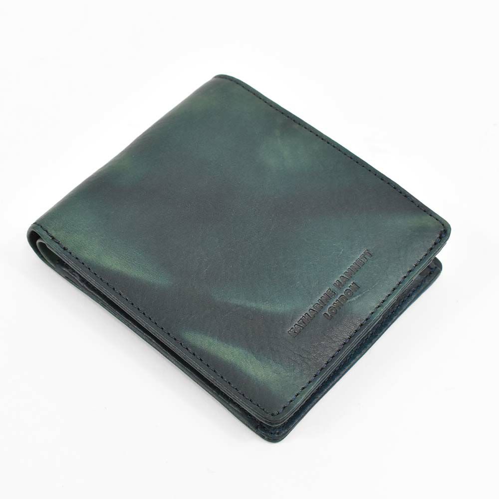 キャサリンハムネットKATHARINEHAMNETTLONDON財布二つ折り本革メンズレディースFLUIDフルイド革レザー2つ折り2つ折り財布二つ折り財布ギフトプレゼント彼氏折りたたみ男性人気ブランド490-59200父の日