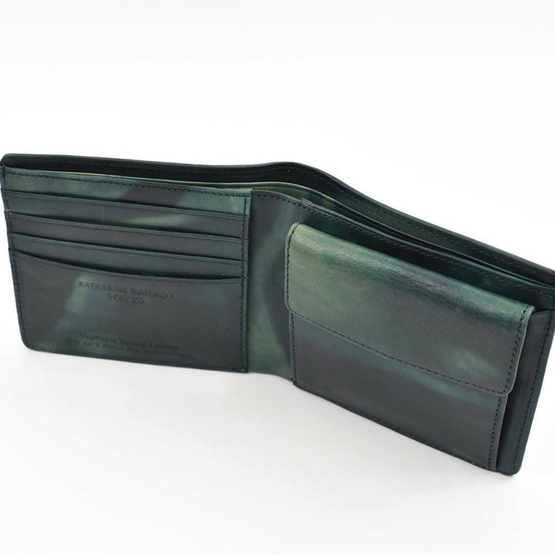 キャサリンハムネットKATHARINEHAMNETTLONDON財布二つ折り本革メンズレディースFLUIDフルイド革レザー2つ折り2つ折り財布二つ折り財布ギフトプレゼント彼氏折りたたみ男性人気ブランド490-59200父の日