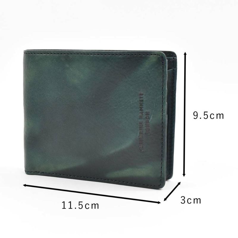 キャサリンハムネットKATHARINEHAMNETTLONDON財布二つ折り本革メンズレディースFLUIDフルイド革レザー2つ折り2つ折り財布二つ折り財布ギフトプレゼント彼氏折りたたみ男性人気ブランド490-59200父の日