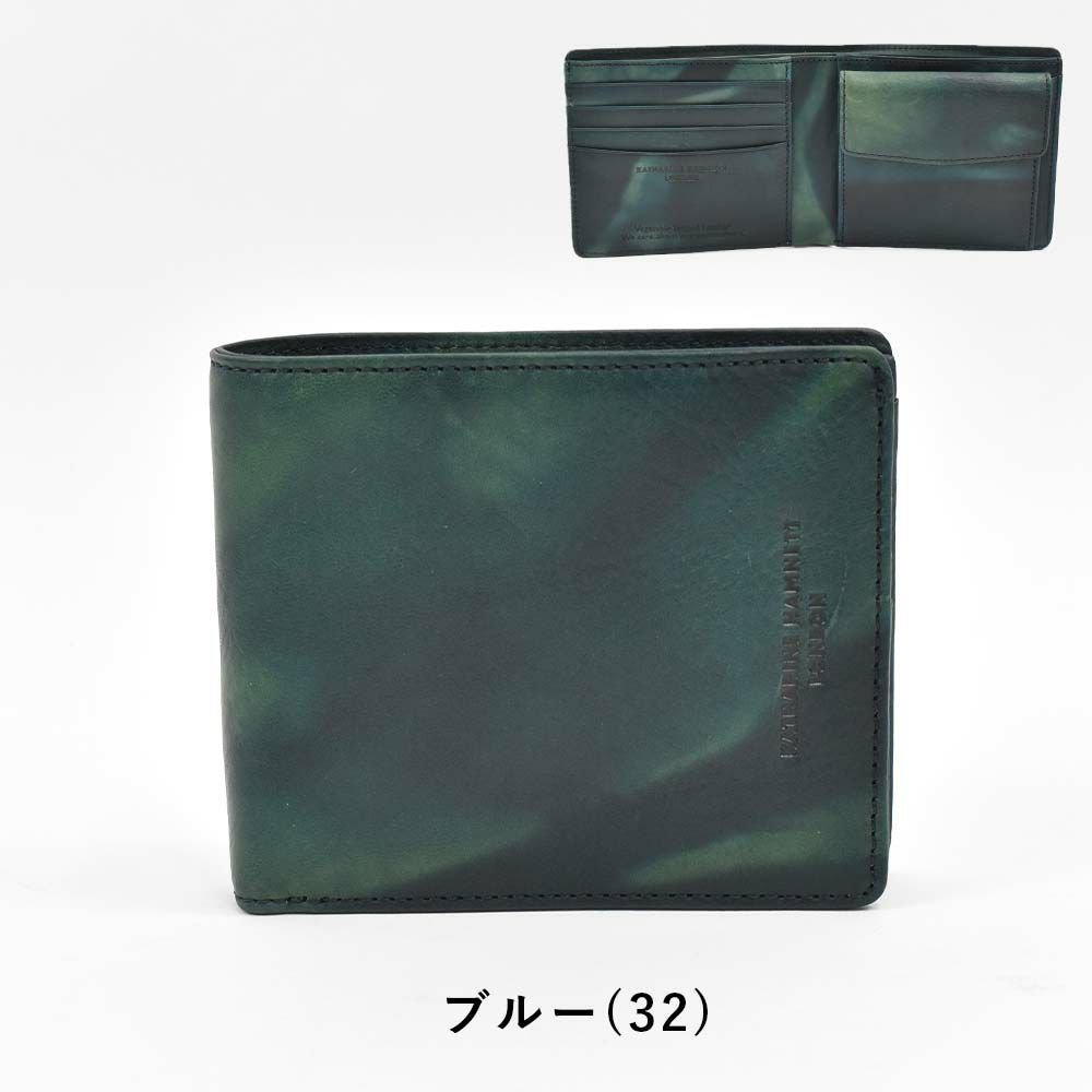 キャサリンハムネットKATHARINEHAMNETTLONDON財布二つ折り本革メンズレディースFLUIDフルイド革レザー2つ折り2つ折り財布二つ折り財布ギフトプレゼント彼氏折りたたみ男性人気ブランド490-59200父の日