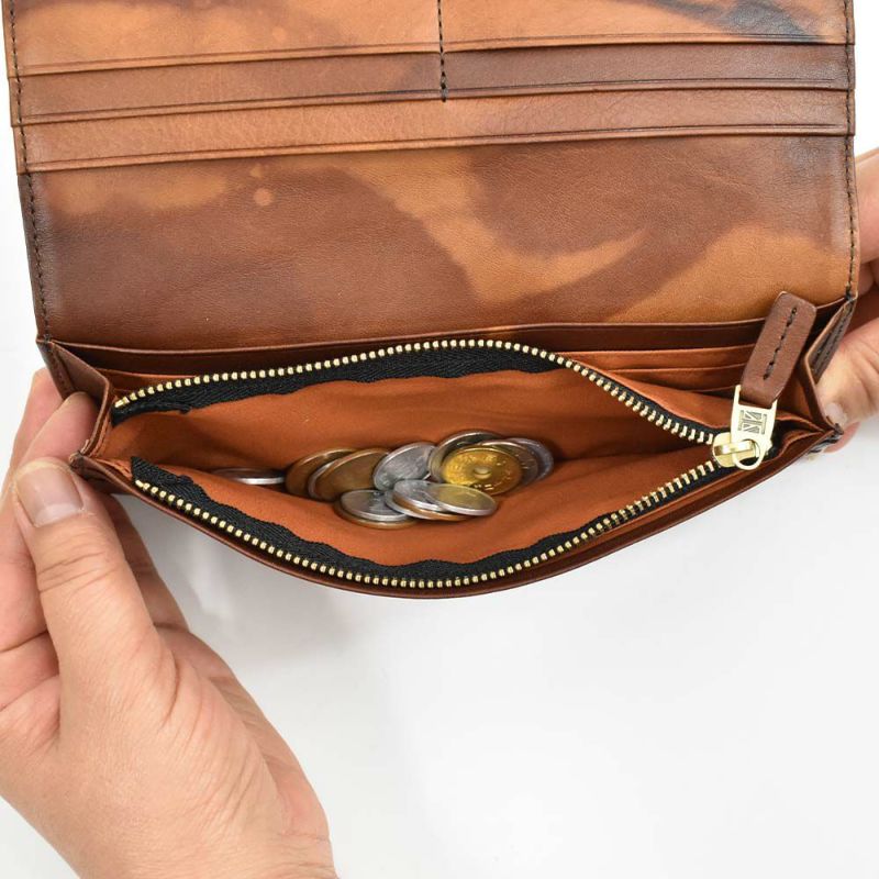 キャサリンハムネットKATHARINEHAMNETTLONDON長財布かぶせ財布本革メンズレディースFLUIDフルイド革レザープレゼント男性人気ブランド大容量薄いかぶせ型おしゃれかっこいい490-59203父の日