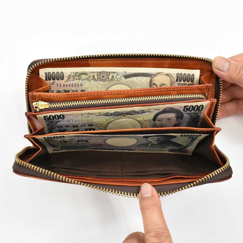 【6/1限定★エントリーで全員12倍】キャサリンハムネットKATHARINEHAMNETTLONDON長財布ラウンドファスナー財布本革メンズレディースFLUIDフルイド革レザープレゼント男性人気ブランド大容量薄いおしゃれファスナー付き490-59203父の日