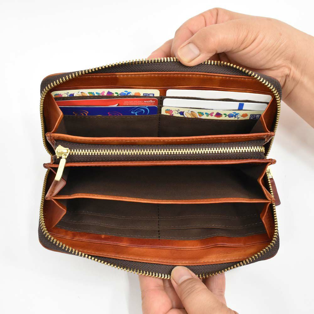 【6/1限定★エントリーで全員12倍】キャサリンハムネットKATHARINEHAMNETTLONDON長財布ラウンドファスナー財布本革メンズレディースFLUIDフルイド革レザープレゼント男性人気ブランド大容量薄いおしゃれファスナー付き490-59203父の日