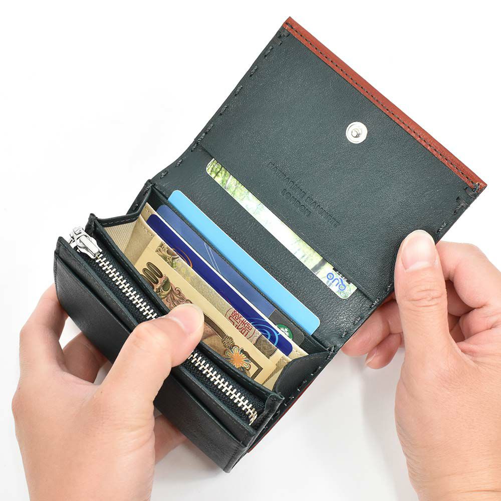 【6/1限定★エントリーで全員12倍】キャサリンハムネットKATHARINEHAMNETTLONDON財布ミニ財布小銭入れ二つ折り財布本革メンズレディースカラーテーラード2革レザーミニウォレットコインケースキーケース男性人気ブランド490-58700父の日