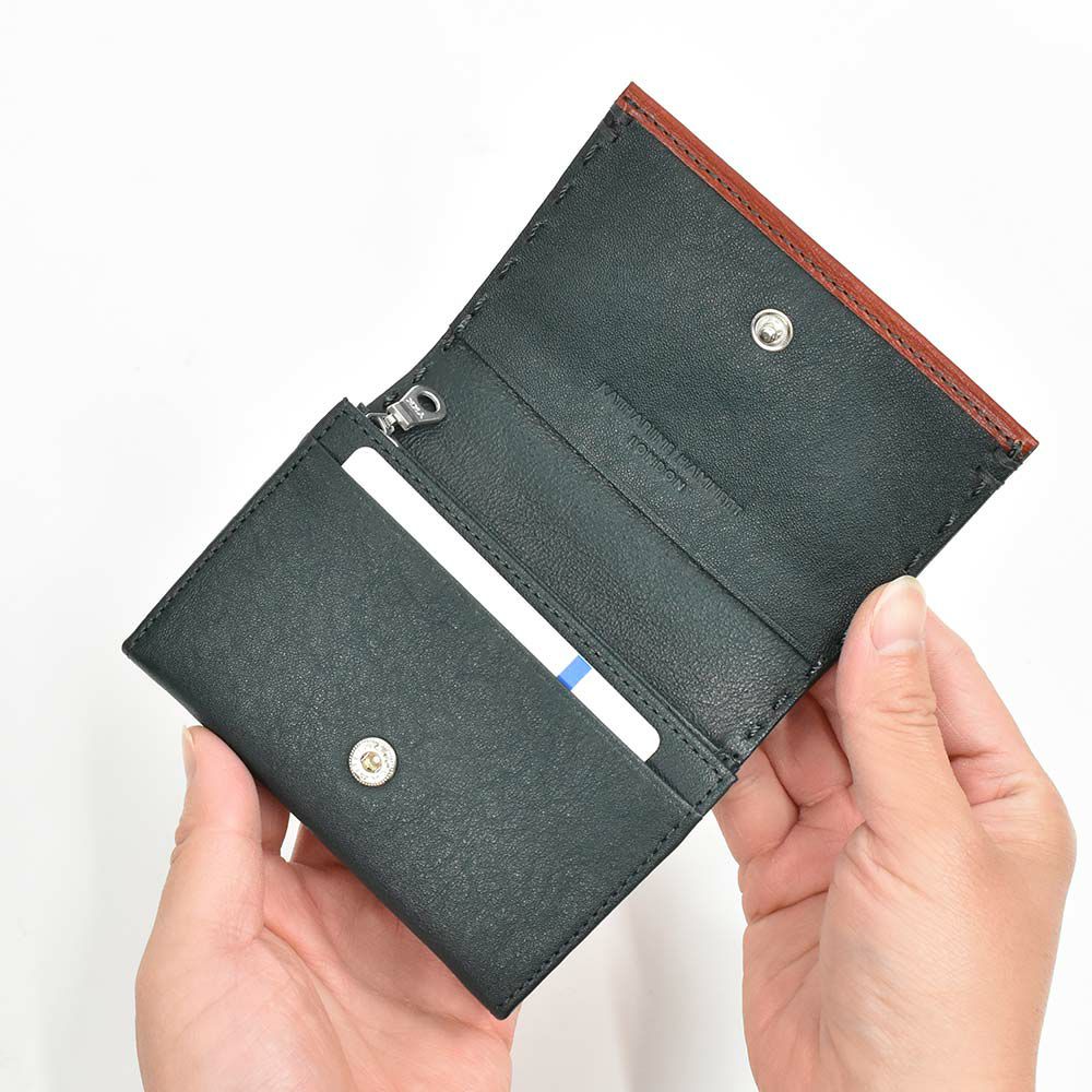 【6/1限定★エントリーで全員12倍】キャサリンハムネットKATHARINEHAMNETTLONDON財布ミニ財布小銭入れ二つ折り財布本革メンズレディースカラーテーラード2革レザーミニウォレットコインケースキーケース男性人気ブランド490-58700父の日