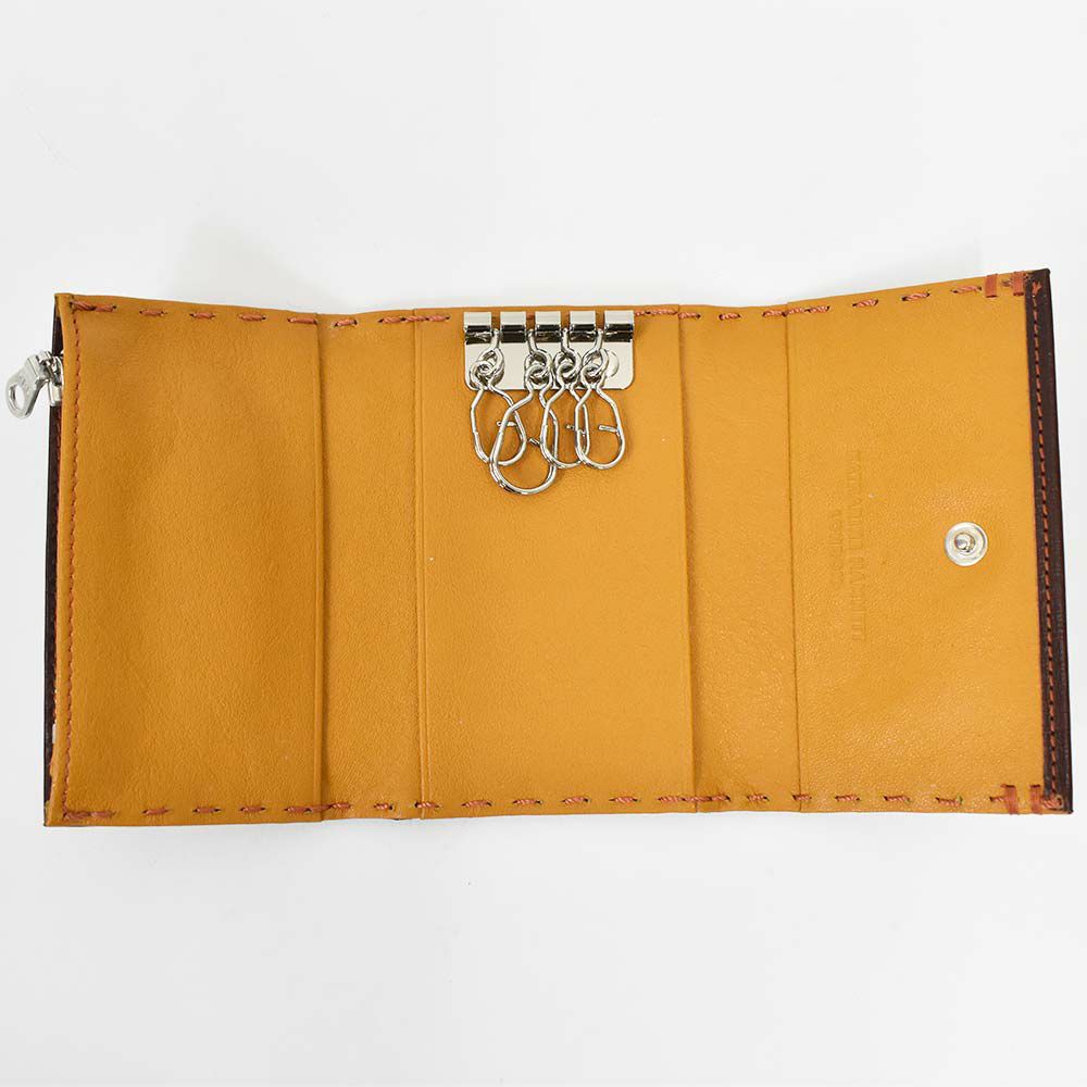 【6/1限定★エントリーで全員12倍】キャサリンハムネットKATHARINEHAMNETTLONDONキーケース小銭入れメンズレディーステーラード2小銭入れ付き本革革レザー鍵ケースキーホルダー4連ブランドおしゃれかっこいいおすすめギフト490-58701父の日