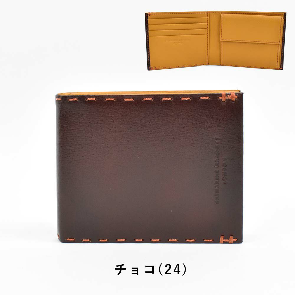 【6/1限定★エントリーで全員12倍】キャサリンハムネットKATHARINEHAMNETTLONDON財布二つ折りメンズレディーステーラード2二つ折り財布小銭入れあり本革革レザーブランド2つ折り2つ折り財布おしゃれかっこいいおすすめギフト490-58704父の日