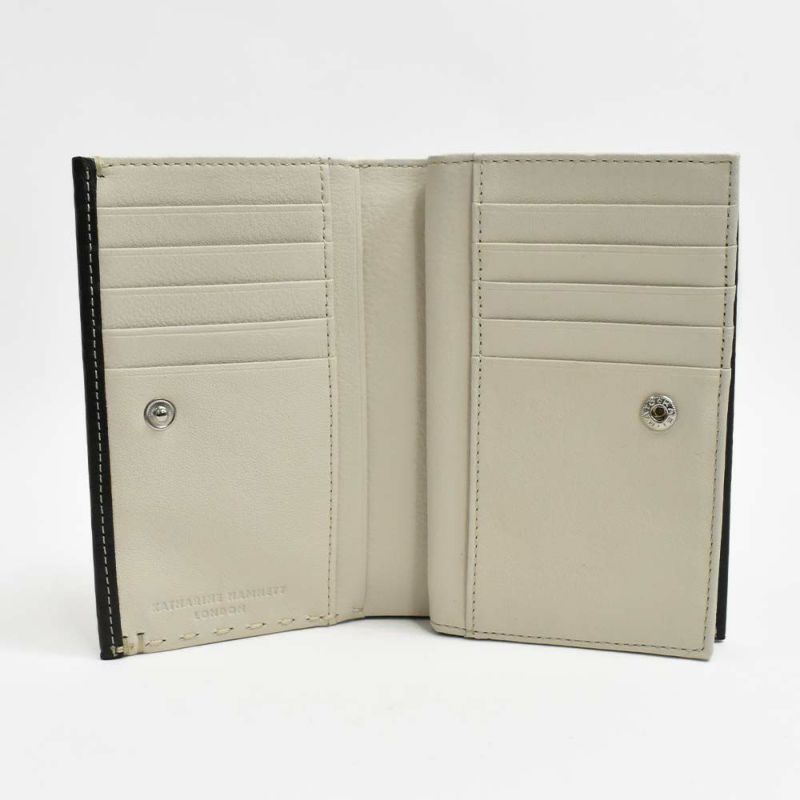 キャサリンハムネットKATHARINEHAMNETTLONDONミドルウォレット財布二つ折り縦長メンズレディーステーラード2二つ折り財布ファスナー本革革レザーブランド2つ折り財布おしゃれかっこいいギフト490-58705父の日