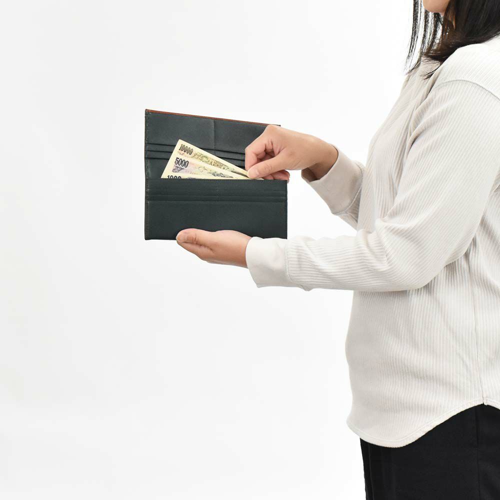 キャサリンハムネットKATHARINEHAMNETTLONDON長財布かぶせ財布本革メンズレディーステーラード2革レザープレゼント男性人気ブランド大容量薄いかぶせ型おしゃれかっこいい490-58706父の日