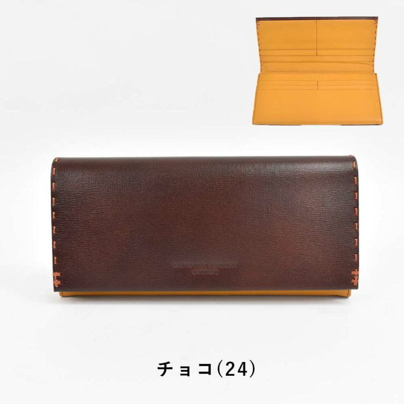 キャサリンハムネットKATHARINEHAMNETTLONDON長財布かぶせ財布本革メンズレディーステーラード2革レザープレゼント男性人気ブランド大容量薄いかぶせ型おしゃれかっこいい490-58706父の日