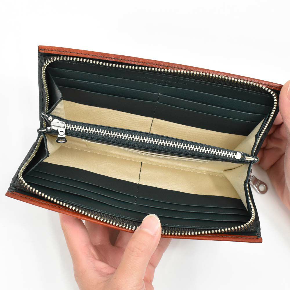 キャサリンハムネットKATHARINEHAMNETTLONDON長財布ラウンドファスナー財布本革メンズレディースカラーテーラード2革レザープレゼント男性人気ブランド大容量薄いおしゃれファスナー付き490-58707父の日