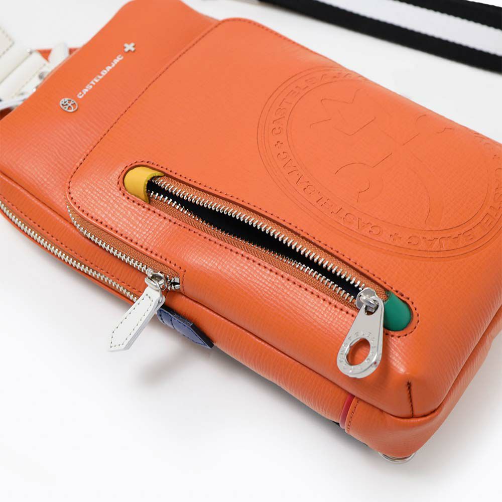 【P最大34倍|スーパーSALE】カステルバジャックボディバッグ本革ワンショルダーバッグCASTELBAJACデンスメンズレディースバッグボディバックレザー革斜めがけバッグ斜め掛けバッグブランド軽量かっこいい人気日本製072911