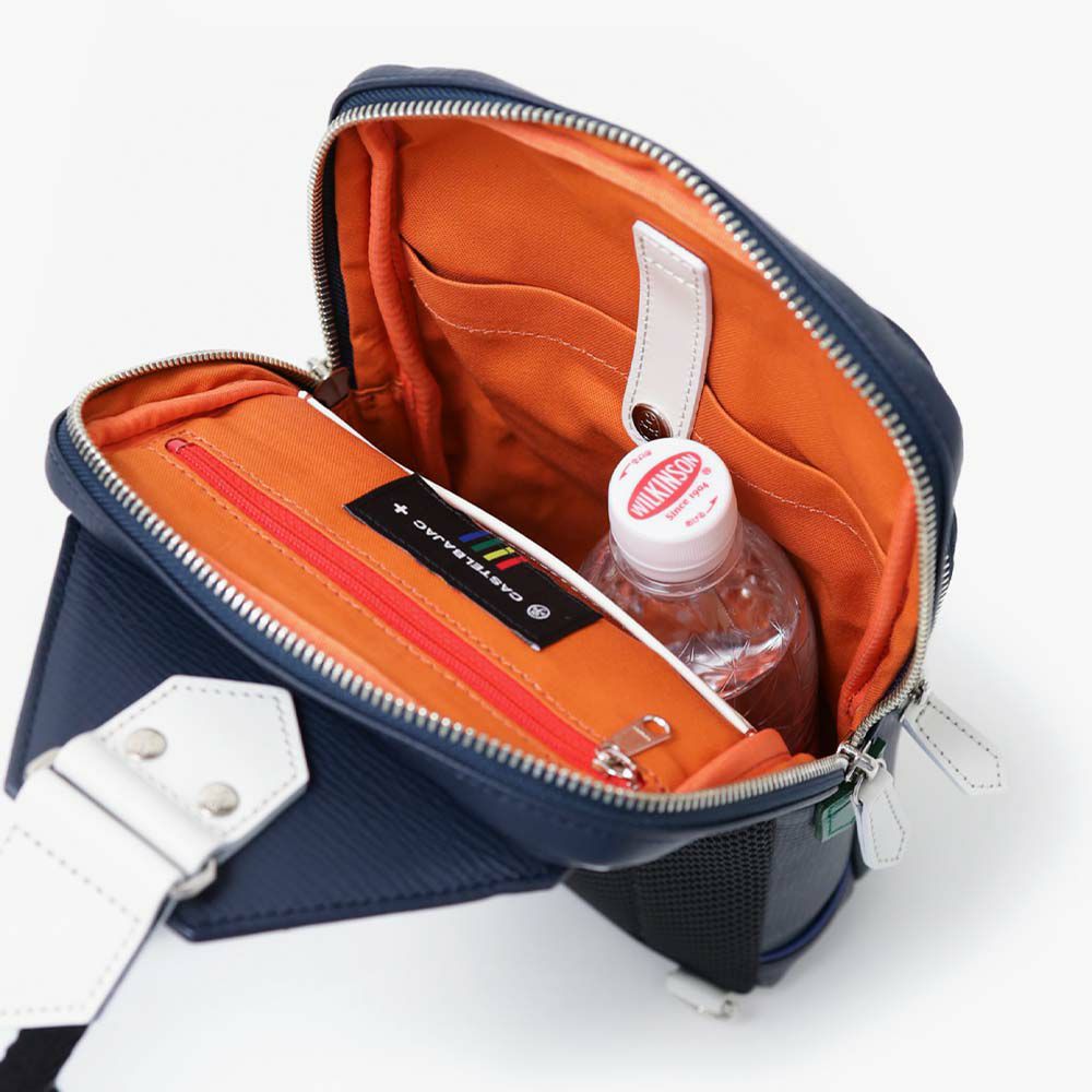 【P最大34倍|スーパーSALE】カステルバジャックボディバッグ本革ワンショルダーバッグCASTELBAJACデンスメンズレディースバッグボディバックレザー革斜めがけバッグ斜め掛けバッグブランド軽量かっこいい人気日本製072911