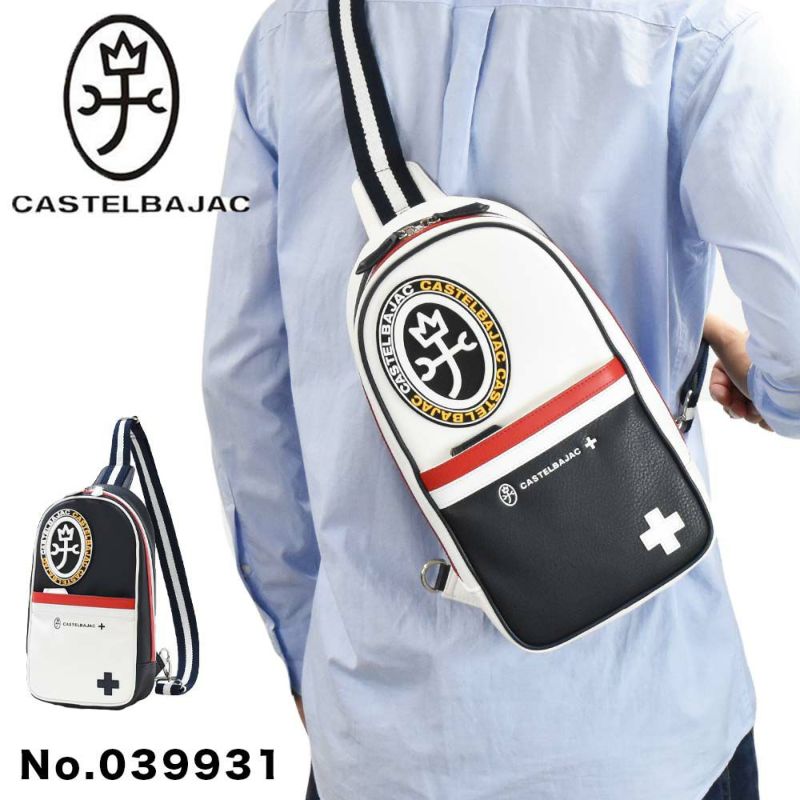 【ポイント最大36倍|6/10限定】カステルバジャックボディバッグワンショルダーバッグバッグCASTELBAJACミックメンズレディースショルダーバッグボディバック合皮斜めがけバッグ斜め掛けバッグブランド軽量かっこいいおしゃれ人気039931