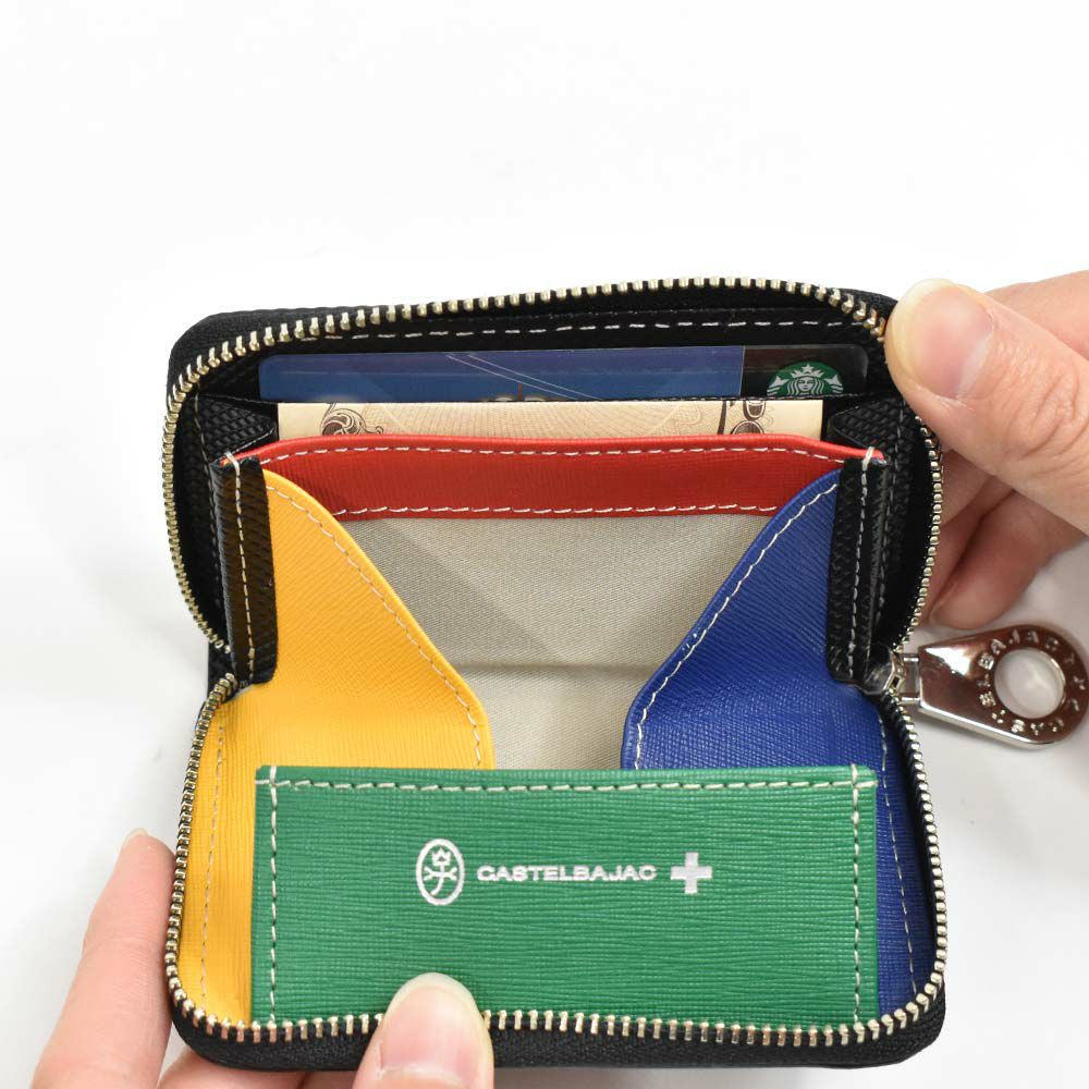 【Rカードでさらに+4倍|6/15限定】カステルバジャック小銭入れミニ財布財布CASTELBAJACメンズレディーストルクミニウォレットミニコンパクトコインケース小銭ブランドコンパクト財布薄い小さいキャッシュレス本革96632
