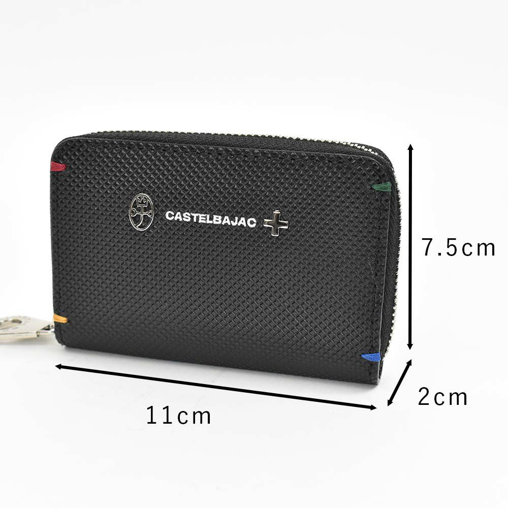 【Rカードでさらに+4倍|6/15限定】カステルバジャック小銭入れミニ財布財布CASTELBAJACメンズレディーストルクミニウォレットミニコンパクトコインケース小銭ブランドコンパクト財布薄い小さいキャッシュレス本革96632