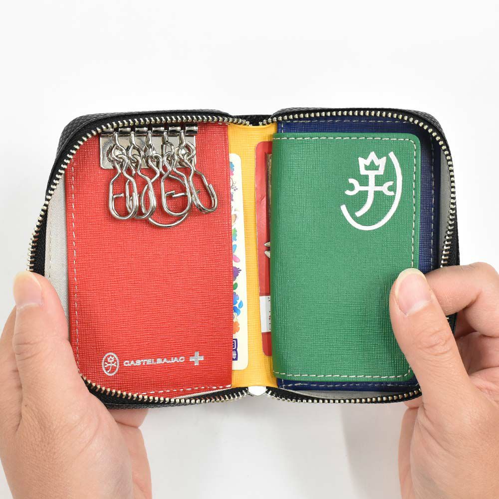 【Rカードでさらに+4倍|6/15限定】カステルバジャックキーケーススマートキーCASTELBAJAC本革革レザーメンズレディーストルク鍵ケース鍵入れ5連6連コンパクト人気ブランドおしゃれ大容量人気ギフトプレゼント男性女性096633