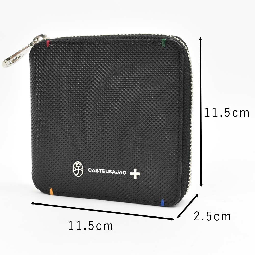 【Rカードでさらに+4倍|6/15限定】カステルバジャック財布二つ折りラウンドファスナーメンズレディーストルクCASTELBAJAC二つ折り財布バジャック本革革レザー2つ折り2つ折り財布ファスナーミドルウォレット人気ブランド薄い096634