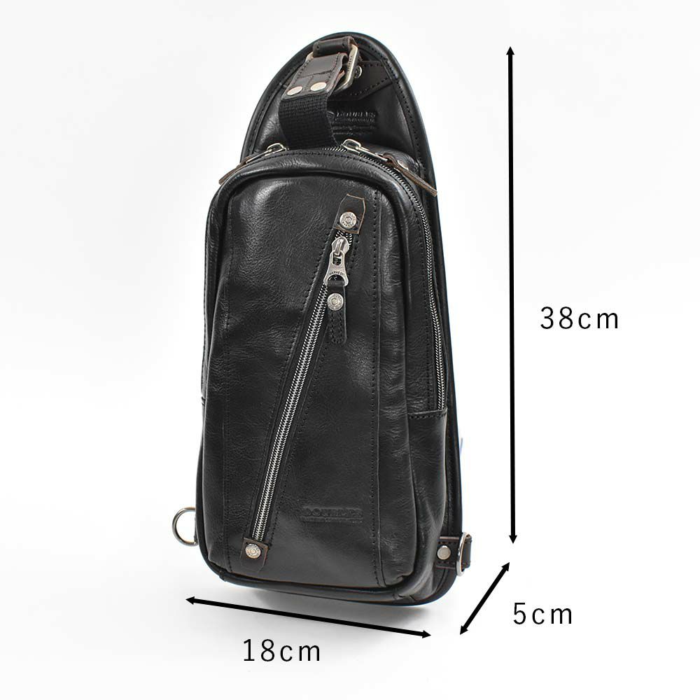 【ポイント最大36倍|6/25限定】DOUBLESダブルスボディバッグメンズレディース本革牛革革レザーブランドワンショルダーバッグワンショルダーショルダーバッグボディーバッグボディバック斜め掛けバッグ斜めがけバッグVIF-7200